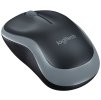 Logitech myš M185/ Bezdrátová/ Optická/ 1000dpi/ USB přijímač/ šedá 910-002238