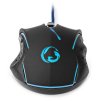 NEDIS herní myš GMWD210BK/ drátová/ optická/ podsvícená/ 3600dpi/ 6tlačítková/ USB/ černá GMWD210BK