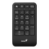 GENIUS NumPad 1000/ numerická/ bezdrátová 2,4GHz/ Copilot/ mini receiver/ USB/ černá 31320003401