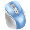 GENIUS Ergo 9000S Pro Light Blue/ duální Bluetooth + 2,4GHz/ 2400 dpi/ bezdrátová/ 6tlačítková/ dobíjecí/ RGB/ modrobílá 31030039401