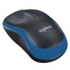 Logitech myš M185/ Bezdrátová/ Optická/ 1000dpi/ USB přijímač/ modrá 910-002239