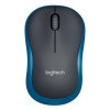 Logitech myš M185/ Bezdrátová/ Optická/ 1000dpi/ USB přijímač/ modrá 910-002239