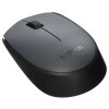 Logitech myš M170/ Bezdrátová/ Optická/ 1000dpi/ USB přijímač/ Sivá 910-004642