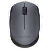 Logitech myš M170/ Bezdrátová/ Optická/ 1000dpi/ USB přijímač/ Sivá 910-004642