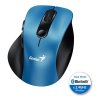 GENIUS Ergo 9000S Blue/ duální Bluetooth + 2,4GHz/ 2400 dpi/ bezdrátová/ tichá/ modrá 31030038401