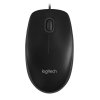 Logitech myš B100/ Drátová/ Optická/ 800dpi/ USB/ černá 910-003357