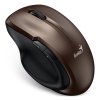 GENIUS Ergo 8200S Chocolate/ 1200 dpi/ bezdrátová/ 5tlačítek/ tichá/ BlueEye senzor/ čokoládová 31030029403