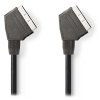 NEDIS kabel SCART/ SCART zástrčka - SCART zástrčka/ černý/ bulk/ 1,5m CVGL31001BK15