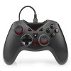 NEDIS gamepad/ USB-A/ napájení z USB/ pro PC/ počet tlačítek 12/ černý/ délka kabelu 1,60 m GGPD110BK
