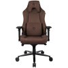 AROZZI herní židle VERNAZZA Supersoft Fabric Brown/ hnědá VERNAZZA-SPSF-BWN