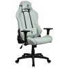AROZZI herní židle TORRETTA Soft Fabric v2/ látkový povrch/ perlově zelená TORRETTA-SFB-PGN