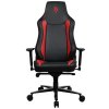 AROZZI herní židle VERNAZZA SoftPU/ povrch polyuretan/ černočervená VERNAZZA-SPU-RED