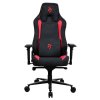 AROZZI herní židle VERNAZZA Supersoft Red/ látkový povrch/ černočervená VERNAZZA-SPSF-RED