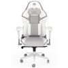 Endorfy herní židle Scrim OWH / kombinace textil / kůže/ bílá EY8A007