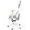 Endorfy herní židle Scrim OWH / kombinace textil / kůže/ bílá EY8A007