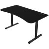 AROZZI herní stůl ARENA MEDIUM Pure Black/ černý/ šíře 140 cm ARENA-MEDIUM-PBK
