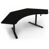 AROZZI herní stůl ARENA ANGELO Pure Black/ rohový/ černý ARENA-ANGELO-PBK
