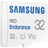 SAMSUNG PRO Endurance MicroSDHC 32GB + SD Adaptér / CL10 UHS-I U1 / V10 MB-MJ32KA/EU