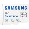 SAMSUNG PRO Endurance MicroSDXC 256GB + SD Adaptér / CL 10 UHS-I U3 / V30 MB-MJ256KA/EU