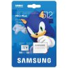 SAMSUNG PRO Plus Sonic the Hedgehog™ microSDXC 512GB + SD Adaptér / CL10 UHS-I U3 / A2 / V30 MB-MD512SA/LC1