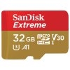 SanDisk Extreme 32GB microSDHC / CL10 / A1 / UHS-I V30 / 100mb/s / vč. adaptéru SDSQXAF-032G-GN6MA