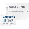 SAMSUNG EVO Plus 2024 MicroSDXC 512GB + SD Adaptér / CL10 UHS-I U3 / A2 / V30 MB-MC512SA/EU