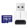 SAMSUNG PRO Plus MicroSDXC 1TB + USB Adaptér / CL10 UHS-I U3 / A2 / V30 MB-MD1T0SB/WW