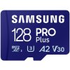 SAMSUNG PRO Plus MicroSDXC 128GB + SD Adaptér / CL10 UHS-I U3 / A2 / V30 MB-MD128SA/EU
