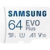 SAMSUNG EVO Plus 2024 MicroSDXC 64GB + SD Adaptér / CL10 UHS-I U1 / A1 / V10 MB-MC64SA/EU