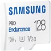 SAMSUNG PRO Endurance MicroSDXC 128GB + SD Adaptér / CL 10 UHS-I U3 / V30 MB-MJ128KA/EU