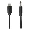 NEDIS USB-C adaptér/ USB-C zástrčka - 3,5 mm jack zástrčka/ černý/ bulk/ 1m CCGL65950BK10