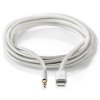 NEDIS PROFIGOLD Apple Lightning 8pin kabel s adaptérem/ Apple Lightning zástrčka – 3,5 mm jack zástrčka/ nylon/ BOX/ 1m CCTB39940AL10