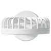 NEDIS ruční ventilátor/ průměr 6 cm/ výkon 0,9 W/ 2 rychlosti/ plast/ bílý FNHH1WT