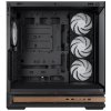 Zalman skříň P40 Namu / midT/ 4x120mm ARGB fan / 2xUSB 3.0 / USB-C / panoramatická / dřevěné doplňky / černá P40 Namu Black