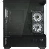 Zalman skříň Chronix / midT / 3x120mm ARGB fan / USB 2.0 / USB 3.0 / USB-C / panoramatická / černá Chronix Black