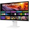 LG monitor 32U850SA-W 31,5" IPS 3840x2160/16:9/400cdm/5ms/USB-C/HDMI/BT/Wifi/webOS/zrcadlení/speaker/FHDkamera/výš.stav. 32U850SA-W.AEU