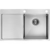 CONCEPT Nerezový dřez s odkapem NANO coat pravý DNN1045ssr