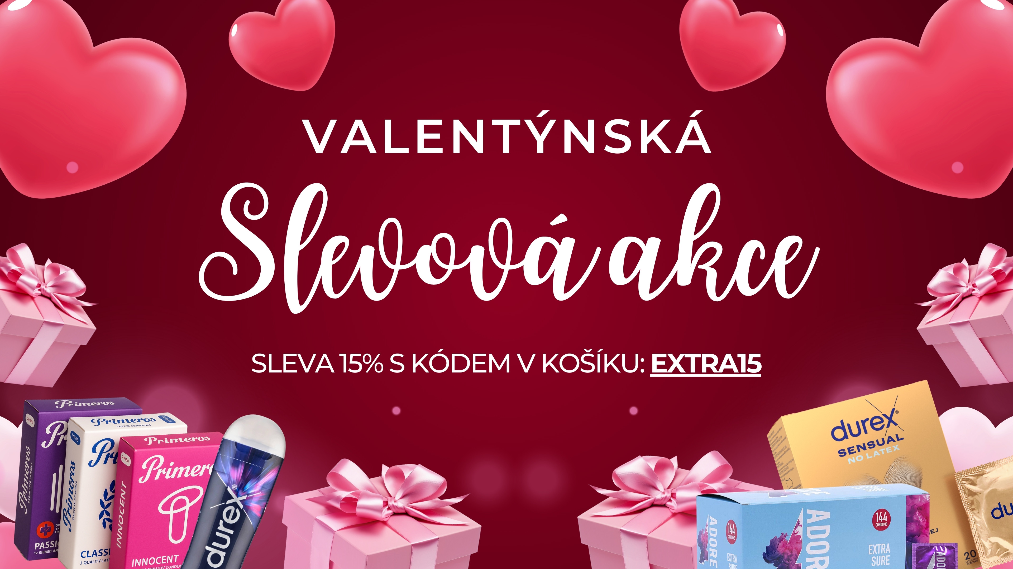 Valentýnská slevová akce