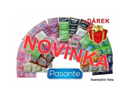 kondomy Pasante ovocný mix 100 ks