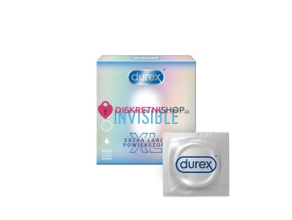 Durex Invisible XL 3ks 1