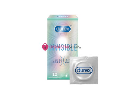 Durex Invisible Close Fit 10ks 1