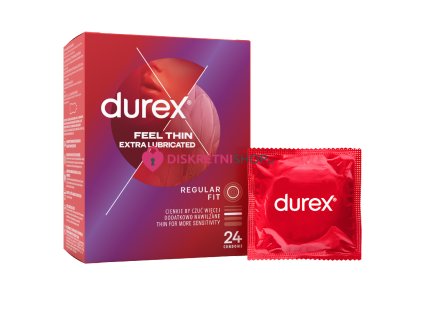 5900627117929 Durex Feel Thin Extra Lubricated 24ks