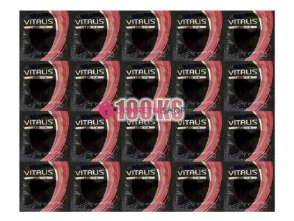 Vitalis růžový 100ks