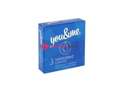 You&Me lubricated condoms 3ks