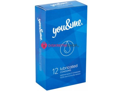 You&Me lubricated condoms 12ks