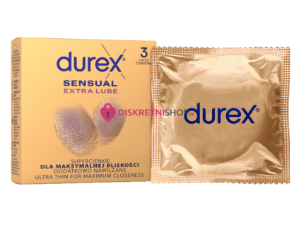 Durex Sensual Extra Lube 3ks