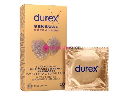 Durex Sensual Extra Lube 10ks 1