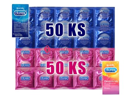 Durex mix Extra Safe/Pleasuremax 100ks