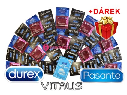 Luxusní Letní Durex Be Safe balíček 50ks