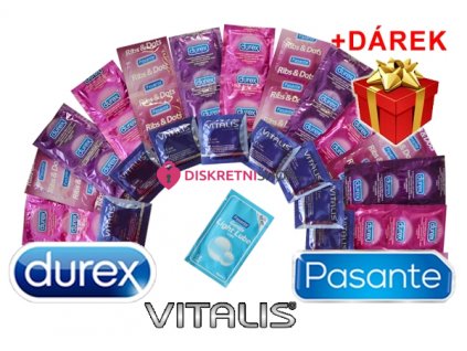 Luxusní Letní Durex Extended Pleasure balíček 40ks